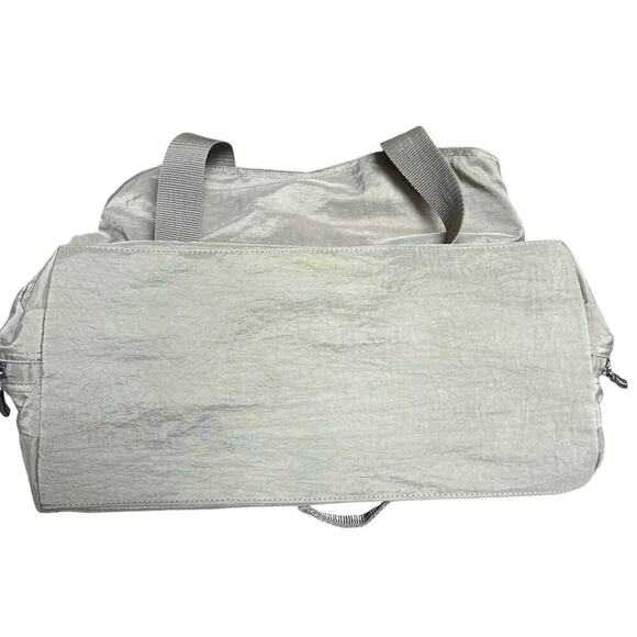 Baggallini Beige Tan Nylon Tote Travel Bag Multi Compartment Medium - Picture 15 of 16